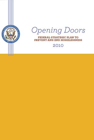 Pamphlet cover for "Opening Doors"