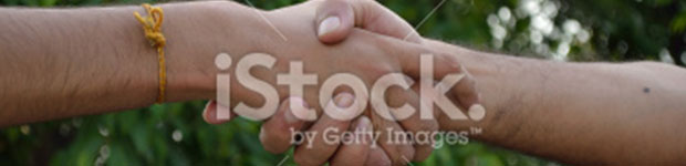 Two hands shaking